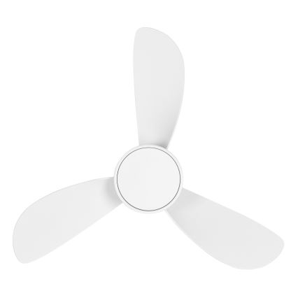 Lucci Air 51307149 - LED стельовий вентилятор SYROS II з димером LED/18W/230V 3000/4000/6000K діаметр 76 см білий + пульт дистанційного керування