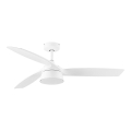 Lucci Air 513073 - димований стельовий вентилятор BRONX LED/18 Вт/230 В/3000/4000/6000 К, діаметр 132 см, білий + пульт дистанційного керування