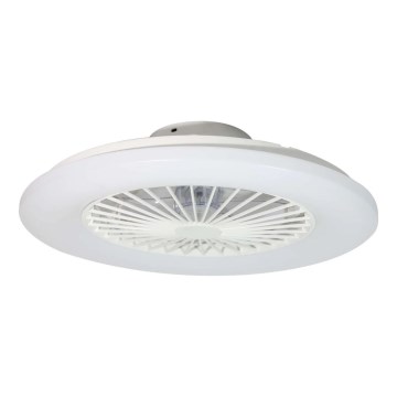 Lucci Air 513200 - LED Стельовий світильник з вентилятором та регулюванням яскравості OSLO LED/20W/230V 3000/4500/6500K білий + пульт дистанційного керування