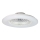 Lucci Air 513200 - LED Стельовий світильник з вентилятором та регулюванням яскравості OSLO LED/20W/230V 3000/4500/6500K білий + пульт дистанційного керування