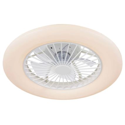 Lucci Air 513200 - LED Стельовий світильник з вентилятором та регулюванням яскравості OSLO LED/20W/230V 3000/4500/6500K білий + пульт дистанційного керування