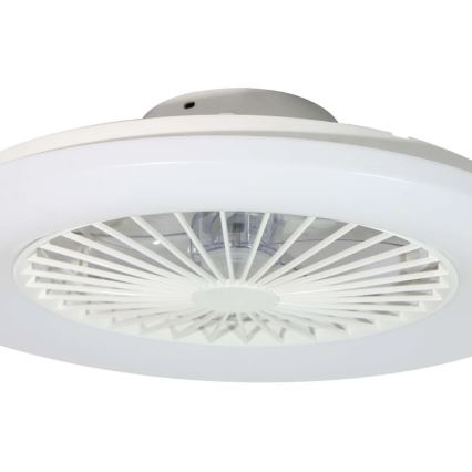 Lucci Air 513200 - LED Стельовий світильник з вентилятором та регулюванням яскравості OSLO LED/20W/230V 3000/4500/6500K білий + пульт дистанційного керування
