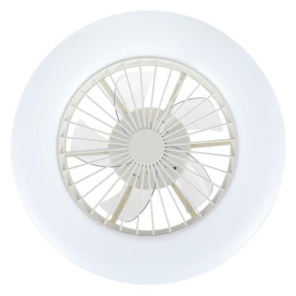 Lucci Air 513200 - LED Стельовий світильник з вентилятором та регулюванням яскравості OSLO LED/20W/230V 3000/4500/6500K білий + пульт дистанційного керування