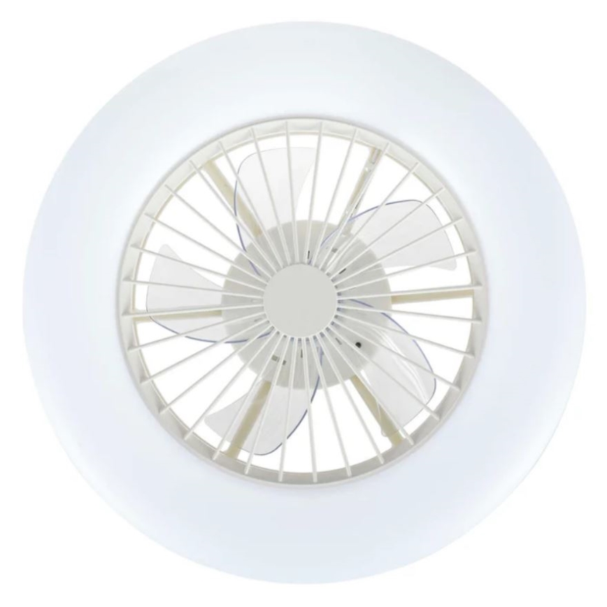 Lucci Air 513200 - LED Стельовий світильник з вентилятором та регулюванням яскравості OSLO LED/20W/230V 3000/4500/6500K білий + пульт дистанційного керування