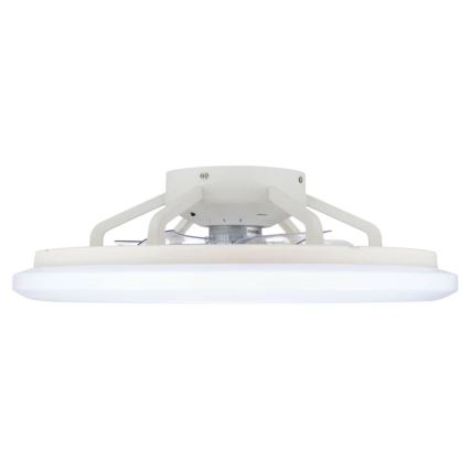 Lucci Air 513200 - LED Стельовий світильник з вентилятором та регулюванням яскравості OSLO LED/20W/230V 3000/4500/6500K білий + пульт дистанційного керування