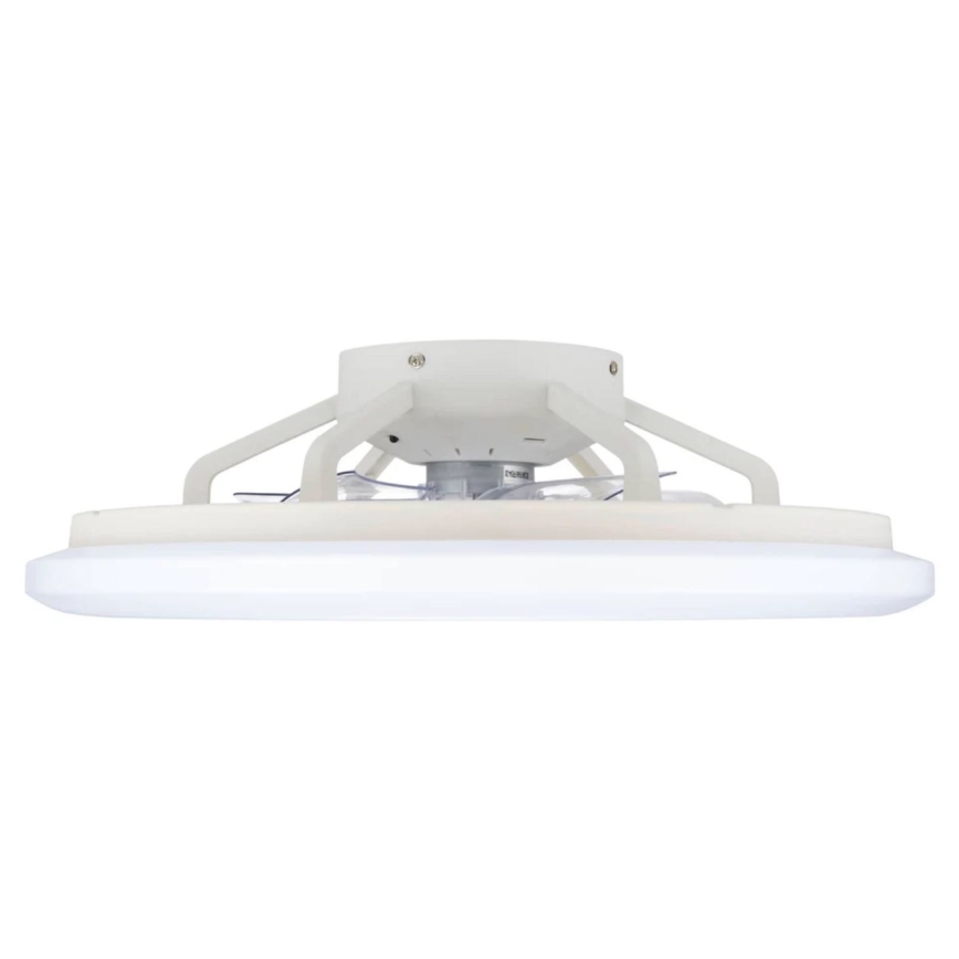 Lucci Air 513200 - LED Стельовий світильник з вентилятором та регулюванням яскравості OSLO LED/20W/230V 3000/4500/6500K білий + пульт дистанційного керування