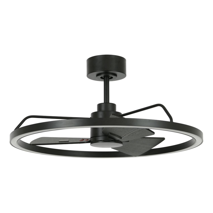 Lucci Air 516124 - Светодиодный потолочный вентилятор с регулированием яркости CESSNA LED/36W/230V 3000/4000/5000K черный + дистанционное управление