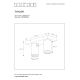 Lucide 09930/10/31 - Светодиодный точечный светильник с регулированием яркости TAYLOR 2xGU10/5W/230V IP44