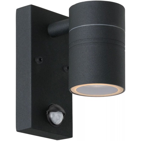 Lucide 14866/05/30 - Светодиодный уличный светильник с датчиком ARNE-LED 1xGU10/5W/230V IP44