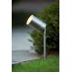 Lucide 14868/05/12 - Вулична світлодіодна лампа ARNE-LED 1xGU10/5W/230V матовий хром IP44
