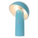 Lucide 15599/06/68 - Светодиодная настольная диммируемая лампа FUNGO LED/7,5W/230V синяя