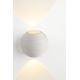 Lucide 17804/06/31 - Уличный светодиодный настенный светильник AYO 2xLED/3W/230V IP54 белый