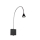 Lucide 18293/03/30 - Светодиодный настенный точечный светильник BUDDY LED/3W/230V черный
