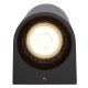 Lucide 69801/02/30 - Вуличний настінний світильник ZARO 2xGU10/35W/230V IP44 чорний