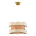 Luminaire suspendat HALO 1xE27/60W/230V bej/crem