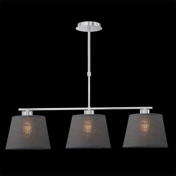 LUXERA 18067 - Люстра COMBO 3xE27/60W серая