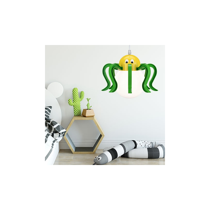 LUXERA 28026 - Дитяча люстра MICCA 1xE27/13W/230V