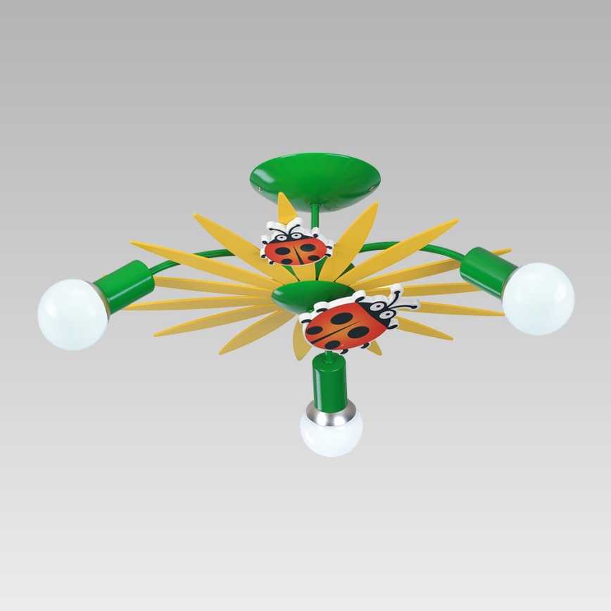 LUXERA 28033 - Детский потолочный светильник QUETT 3xE27/40W/230V