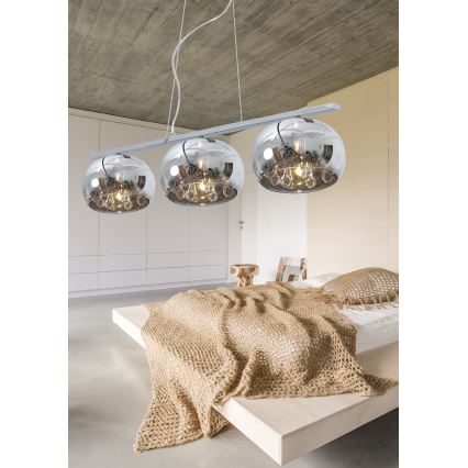 LUXERA 46039 - Підвісна люстра SPHERA 3xG9/33W/230V
