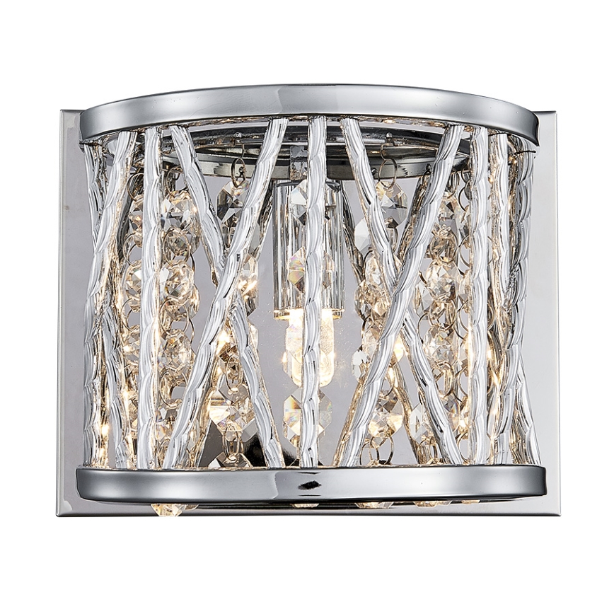 LUXERA 46063 - Настінний світильник STIXX 1xG9/33W/230V срібний