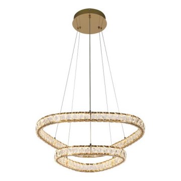 LUXERA 46152 - LED Люстра на тросе MIST LED/65W/230V 4000K золотая
