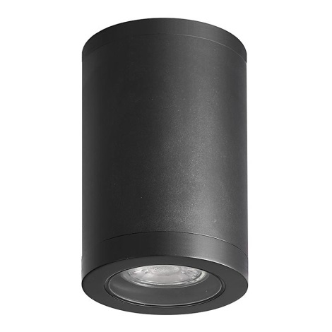 Luxera 48325 - Зовнішній стельовий світильник MOPTI 1xGU10/7W/230V IP54 чорний
