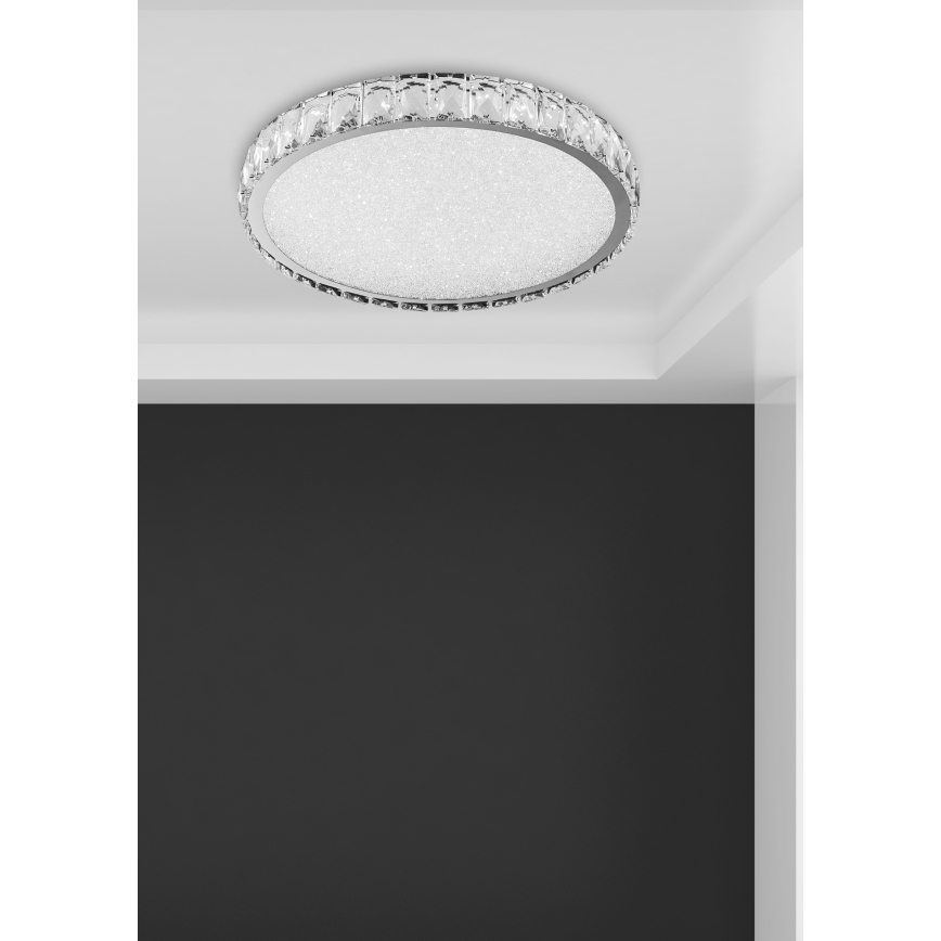 Luxera 62406 - Светодиодный хрустальный потолочный светильник GIRO LED/20W/230V