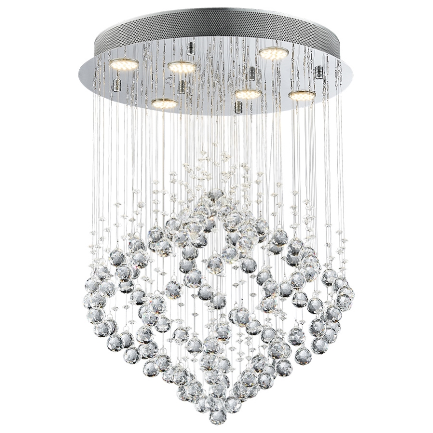 Luxera 62412 - Хрустальная припотолочная люстра CHESTER 6xGU10/50W/230V