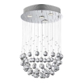 LUXERA 62413 - Пристельова кришталева люстра XAVER 4xGU10/50W/230V