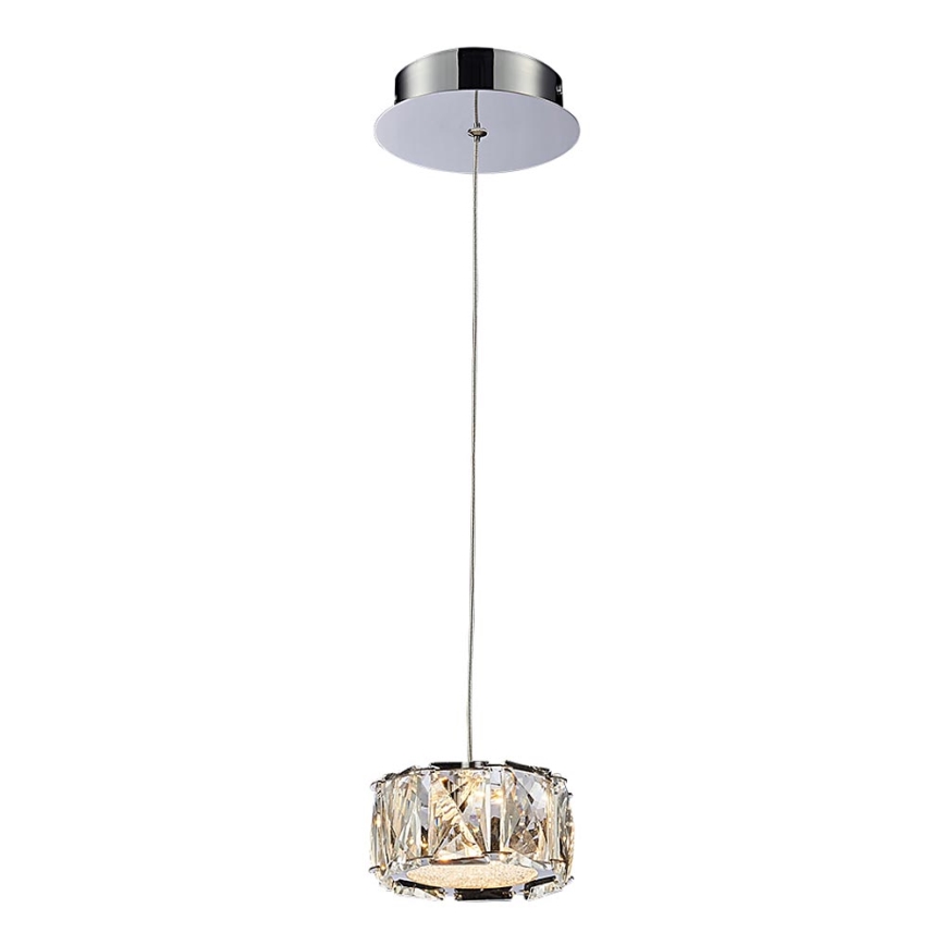 LUXERA 62416 - Світлодіодна кришталева підвісна люстра KNOX LED/5W/230V