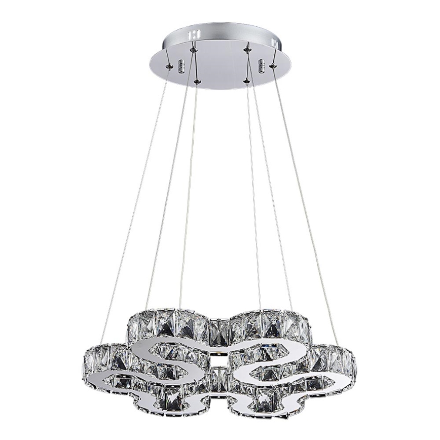 LUXERA 62422 - Светодиодная хрустальная люстра на тросе STRADA LED/30W/230V