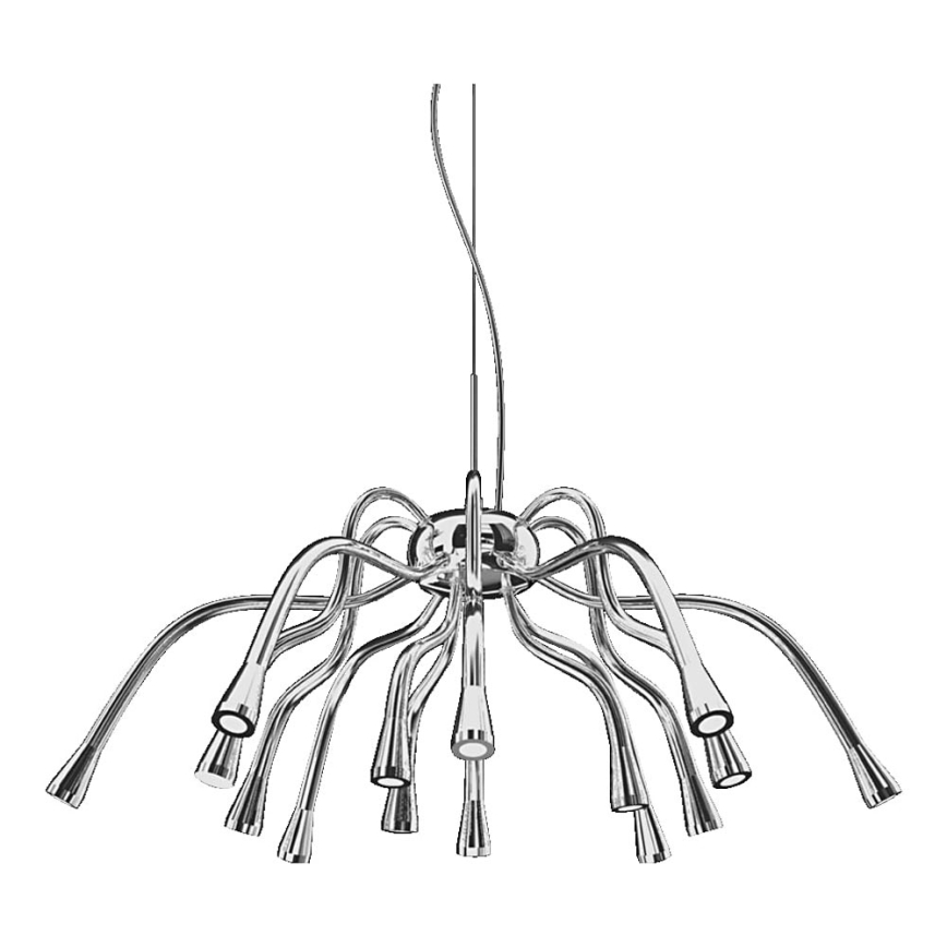 LUXERA 64022 - Светодиодная подвесная люстра LAMBIO 15xLED/1W/230V