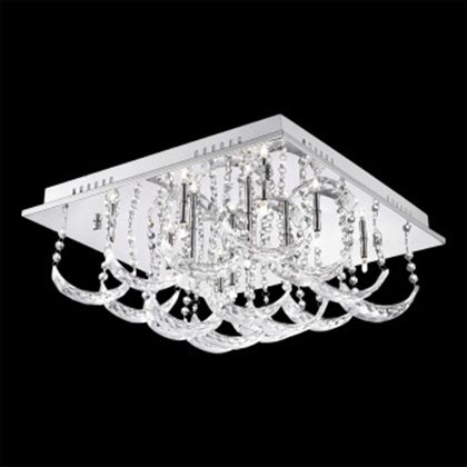 Luxera 64314 - Потолочный светильник BACARAT 12xG4/20W/230V