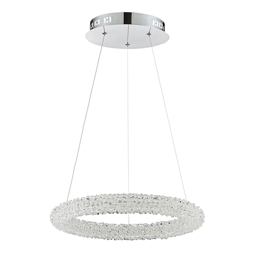 Luxera 64391 - Светодиодная хрустальная люстра на тросе ALMEDA LED/24W/230V