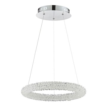 Luxera 64391 - Світлодіодна кришталева підвісна люстра ALMEDA LED/24W/230V