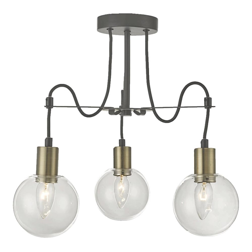LUXERA 64402 - Підвісна люстра ABRAZO 3xE14/40W/230V