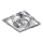 LUXERA 71052 - Вбудований світильник ELEGANT 1xGU10/50W/230V
