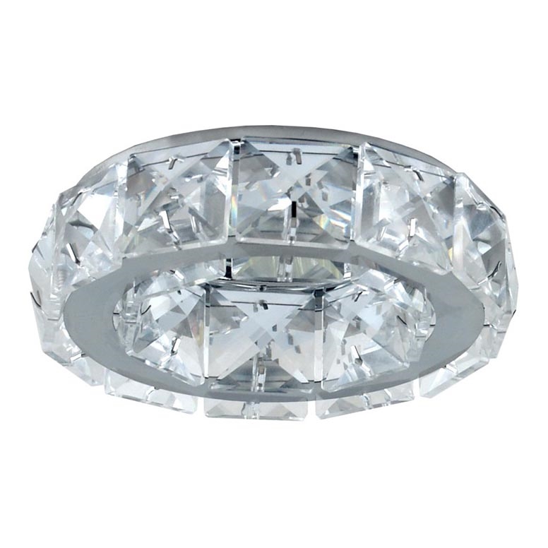 LUXERA 71055 - Вбудований світильник CRYSTALS 1xGU10/50W/230V