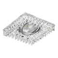 LUXERA 71067 - Вбудований світильник CRYSTALS 1xGU10/50W/230V