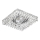 LUXERA 71067 - Вбудований світильник CRYSTALS 1xGU10/50W/230V