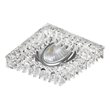 LUXERA 71067 - Встраиваемый светильник для подвесного потолка CRYSTALS 1xGU10/50W/230V