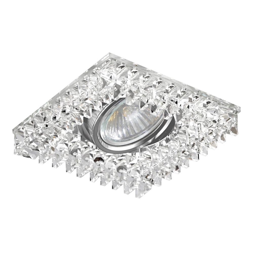LUXERA 71067 - Встраиваемый светильник для подвесного потолка CRYSTALS 1xGU10/50W/230V