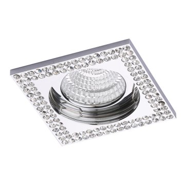 LUXERA 71077 - Вбудований світильник CRYSTALS 1xGU10/50W/230V