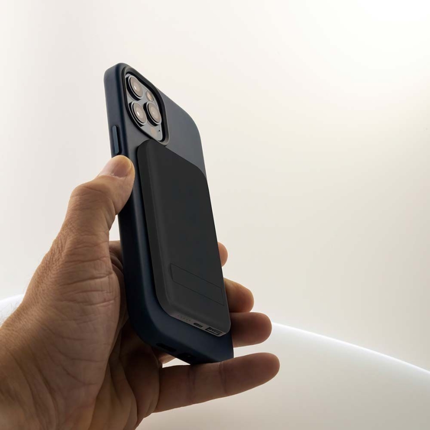 Магнітний Power Bank з бездротовою зарядкою Power Delivery 10 000mAh/20W/3,7V чорний