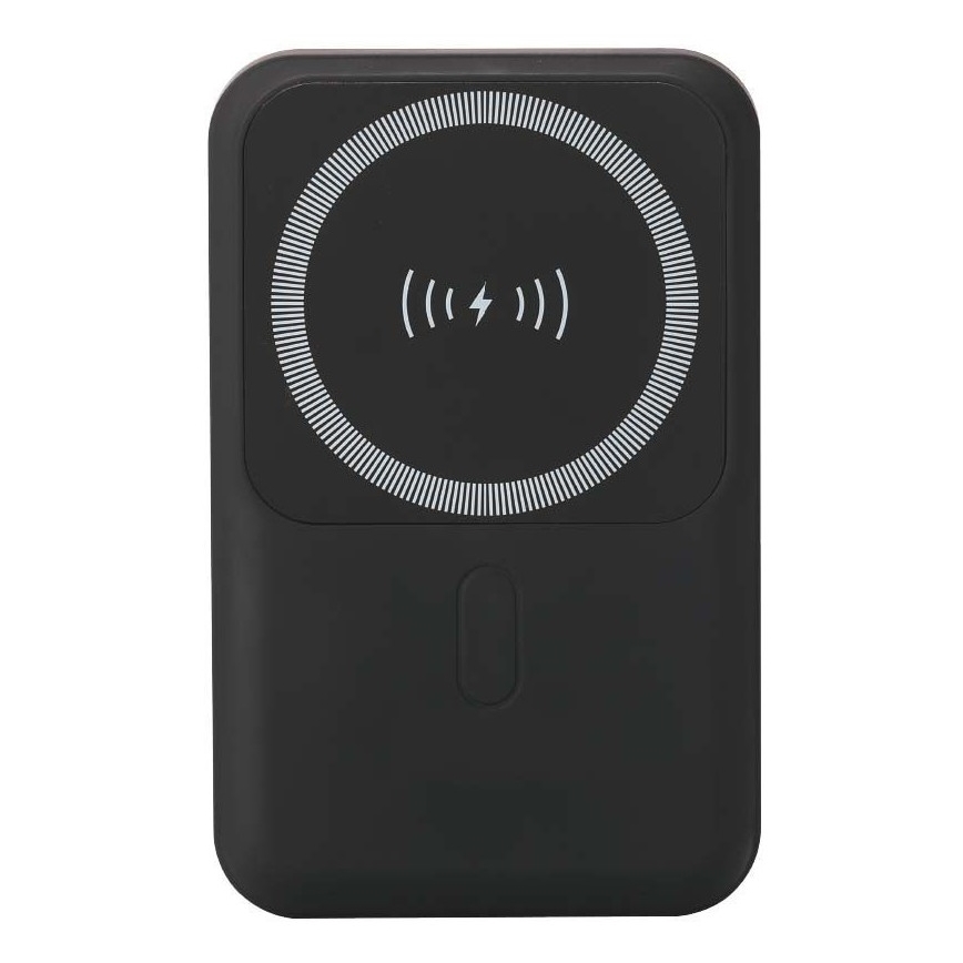 Магнітний Power Bank з бездротовою зарядкою Power Delivery 10 000mAh/20W/3,7V чорний