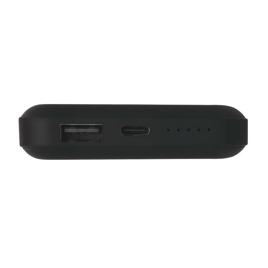 Магнітний Power Bank з бездротовою зарядкою Power Delivery 10 000mAh/20W/3,7V чорний