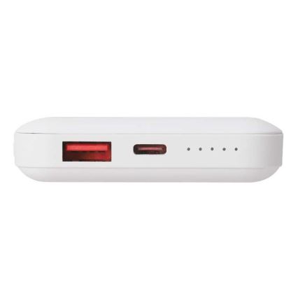 Магнитный повербанк с беспроводной зарядкой Power Delivery 10 000mAh/20W/3,7V белый