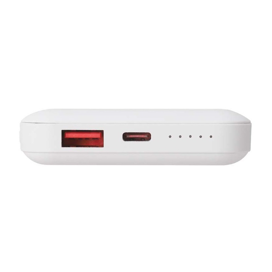 Магнитный повербанк с беспроводной зарядкой Power Delivery 10 000mAh/20W/3,7V белый