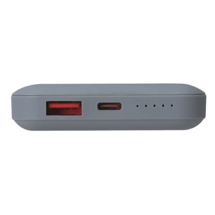 Магнитный повербанк с беспроводной зарядкой Power Delivery 10 000mAh/20W/3,7V серый