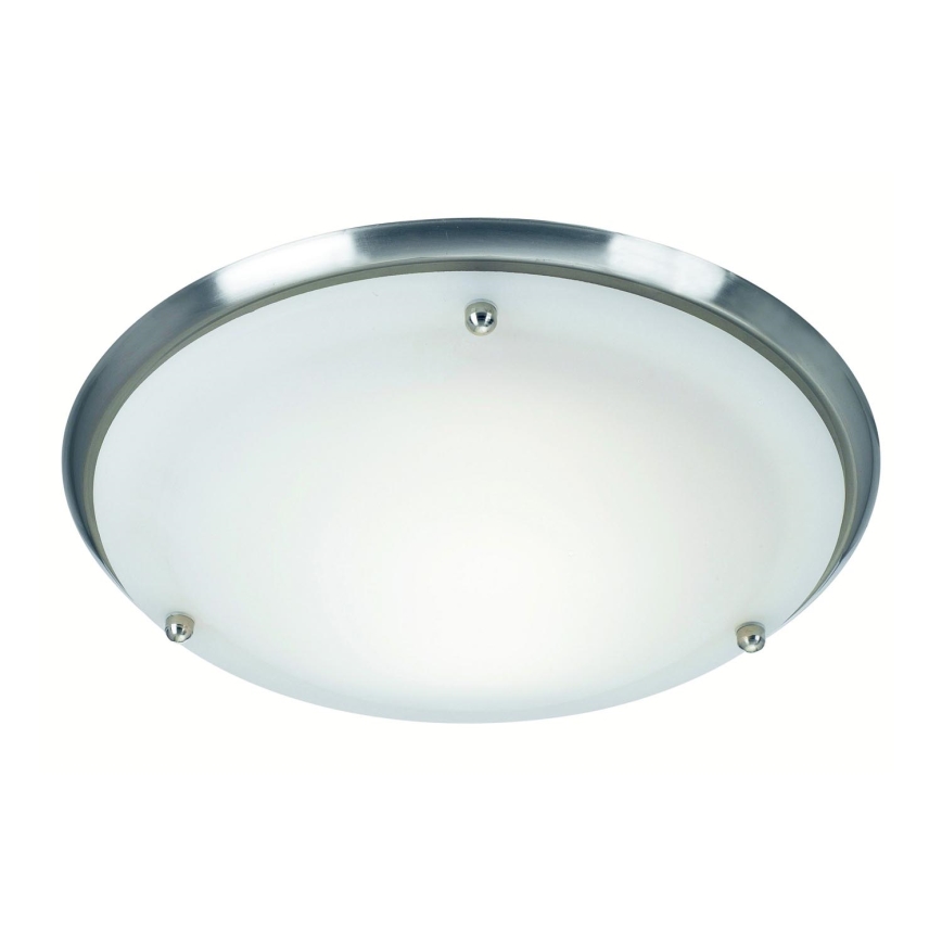 Markslöjd 102527 - Потолочный светильник для ванной комнаты ARE 1xE27/60W/230V IP44 матовый хром